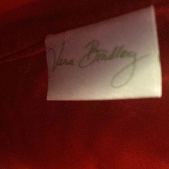 Vera Bradley Large Vinyl Tote Houndstooth Zippered - Picture 9 of 13